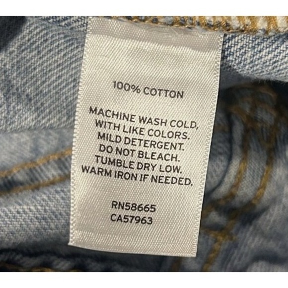 BP Women's Size 29 Light Wash Ripped Distressed Wide Leg Jeans Denim‎ - Picture 4 of 6